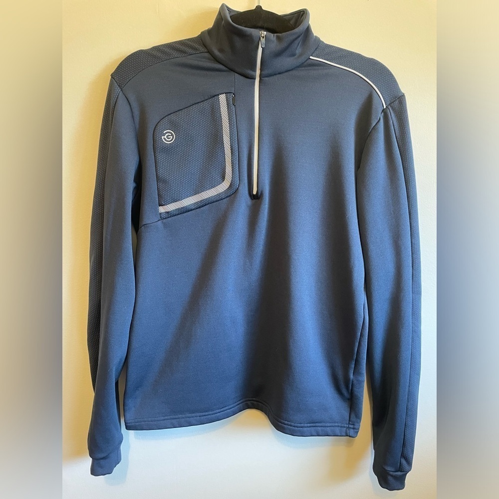 GALVIN GREEN- Dwight Golf Pullover, navy, size small